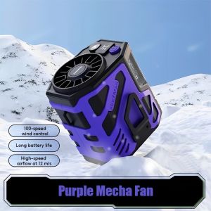 พัดลมเหน็บเอว พัดลมคาดเอวพกพาพร้อมไฟ LED และแบตเตอรี่อึด 100 ระดับ แบบมีหมุน 360 องศา ความจุ ขนาดเล็กและทรงพลังสามารถแขวนรอบคอได้