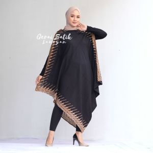 Dress Batik  Kaftan Batik Kalesha  #14 kaftan batik wanita batik solo