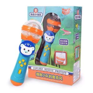 Míc hát không dây đồ chơi micro không dây hình chú chó cứu hộ cho bé