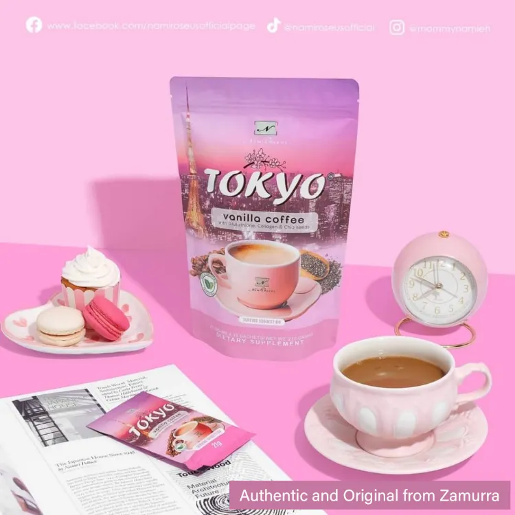 slimming coffee with glutathione I've been trying Slim Fair Mix Collagen + and I like that it's creamy, not too sweet, and easy to enjoy daily  plus, it gives me a little Namiroseus TOKYO Coffee Vanilla Slimming