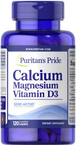 Puritans Pride Calcium Magnesium with Vitamin D Item #016154