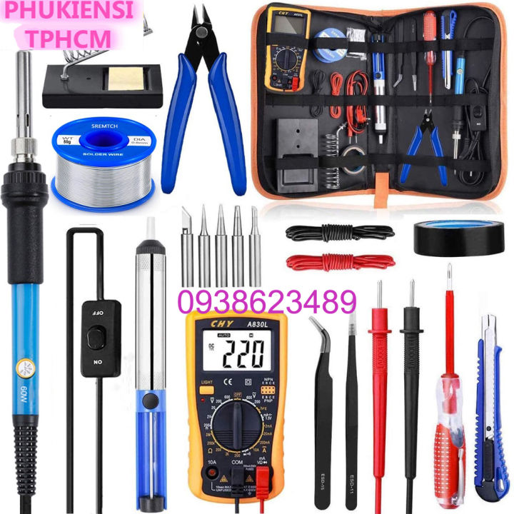 Bộ Hàn Sắt Điện Điều Chỉnh Nhiệt Độ, Dụng Cụ Hàn Bút Chì Nhiệt 220V ...