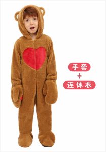Valentines Day Clothing   Childrens Costume Love Bear cos Character Dress up Party Festival Campus Childrens Performance