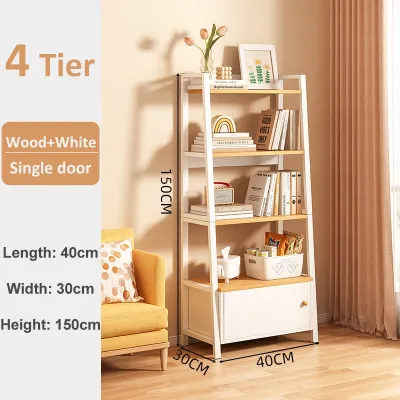 SUNNY Metal Shelf Wrought Iron Multi-layer Bookshelf Balcony Flower Rack Nordic Minimalism Corner Shelves