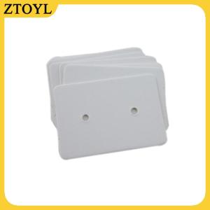 ZTOYL 100pcs chuyên nghiệp loại Bông tai tai Studs chủ hiển thị treo Kraft thẻ giấy