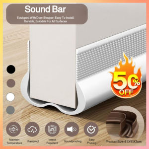 Door Seal Double C Arc Shape Soundproof Under Door Strip/Home Office Bedroom Use/Noise Reduction/Protects From Dust