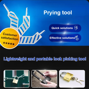 2025 New Practical Fire Fighting Tools Multi-function Lever Household Manual Door Crack Clamp Tool Unlocker手动门缝夹工具开锁器