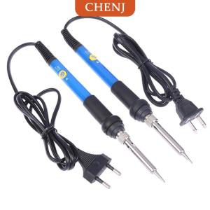 [COD] CHENJ หัวแร้งบัดกรีไฟฟ้าปรับอุณหภูมิได้ V 60W 80W เครื่องมือซ่อมแซมหัวเชื่อมโลหะด้วยความร้อน