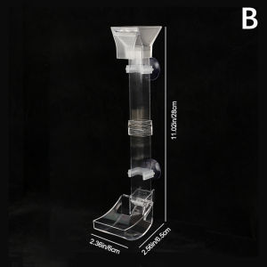 [HUSTOM] COD Aquarium trong suốt cho ăn Ống Set Acrylic Aquarium Feeder tôm Feeder cho ăn container phụ kiện công cụ