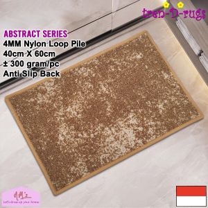 Tren-D-rugs Keset kaki motif abstrak modern alas lantai dapur kamar anti slip 40 cm x 60 cm - NMs