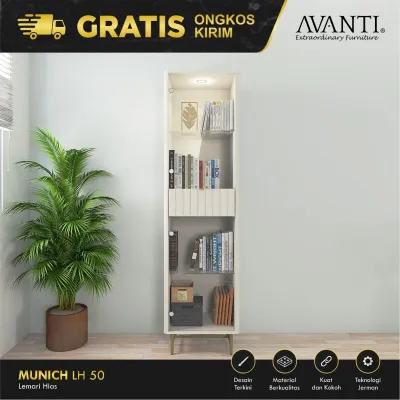 Avanti Lemari Hias / Rak Kaca Display/ MUNICH LH 50