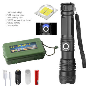 xhp50 most powerful flashlight 5 Modes usb Zoom led torch xhp50 18650 or 26650 battery Best Camping Outdoor