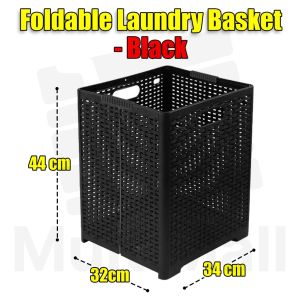 BLACK Foldable Laundry Basket Toy Storage Basket Storage basket KID STORAGE BASKET