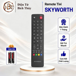 Remote điều khiển tivi SKYWORTH Mã 09 Loại Zin SKYWORTH 32TB2000 - Tặng Pin - T&U Remote
