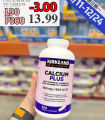 Canada kirkland kland Calcium carbonate magnesium zinc D3+K1 calcium tablets 500 tablets 加拿大kirkland柯克兰碳酸钙镁锌D3+K1中老年钙片500粒. 