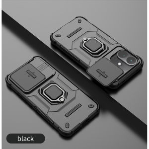 Shockproof Case For Xiaomi Note 17 Pro Note17 17Pro Note17Pro 4G 5G Phone Casing Hard Back Cover Car Ring Stand Holder Bracket Bumper Slide Window Camera Protect Soft TPU