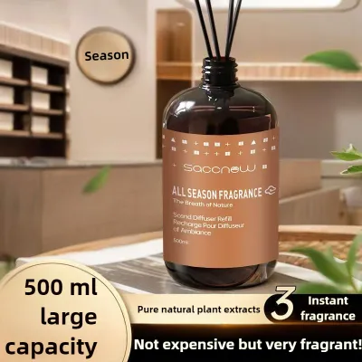 ขวดขนาดใหญ่500น้ำมันหอมระเหย ML ดิฟฟิวเซอร์เติมน้ำมันหอมระเหยสเปรย์ปรับอากาศในบ้านกลิ่นน้ำมันปราศจากไฟแท่งหวายโรงแรมและน้ำหอม