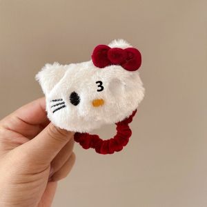 Ốp hình hoạt hình ngộ nghĩnh băng đô LADY NGỌT NGÀO phong cách phụ kiện tóc sang trọng HelloKitty Bow barrettes cô gái BB Clip tóc phim hoạt hình Phụ kiện tóc