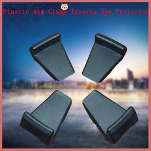 CISWGE 4pcs พลาสติกยางเปลี่ยนล้อป้องกันขอบยามหนีบป้องกันขากรรไกร