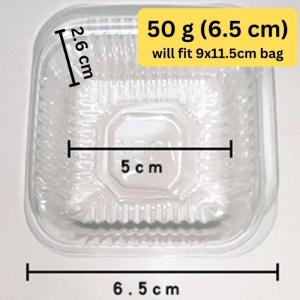 Moon Cake Blister Box Mung Bean Cake Egg Yolk Pastry Box for Mid-autumn Festival Flow Heart Snowy Mooncake Holder Square