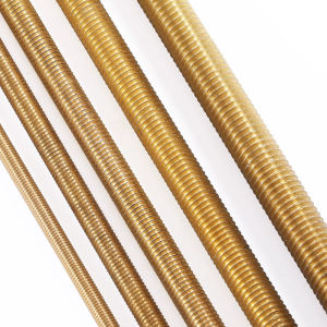 Brass Thread Rod M2 M2.5 M3 M4 M5 M6 M8 Solid Metric Bolt Full Thread Shaft Rod Bar Stud