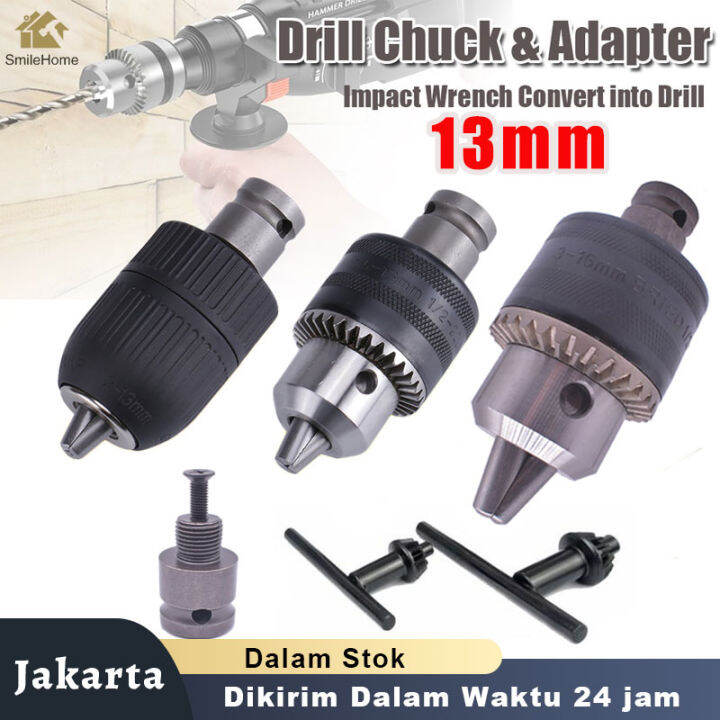 Adaptor Kepala Bor Chuck Bor Sds Plus Mm Unfdengan Drill Chuck