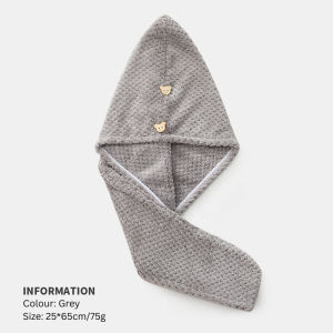 Quick Dry Hair Towel Wrap for Women | Soft Microfiber Absorbent Hair Drying Cap | Fast Dry Head Towel for Long & Thick Hair