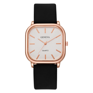 TYJ207 Jam Tangan Casual Jam Tangan Analog Quartz Strap Kulit Pu Leather