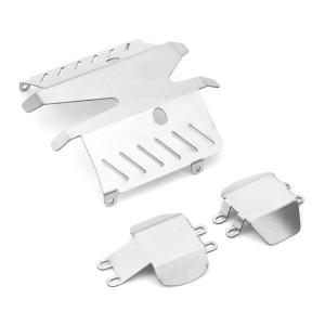 Model Car Skid Guard Board Stainless Steel for Remote Control Car Skid Plate Chassis Protective Remote Control Car CC02