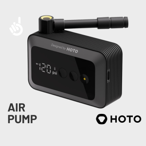 HOTO Air Pump Pocket - 150psi Portable Inflator 2000mAh Quick Setup 2 Memory Presets Digital Display
