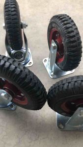 Combo 4 bánh xe đẩy đường kính 20cm loại 2 bánh xoay 2 bánh cố định