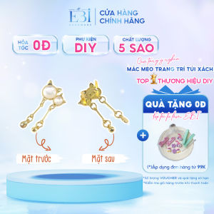 Mác Túi Hình Mèo Mạ Vàng Phụ Kiện Charm Trang Trí Gắn Vào Túi Handmade DIY Dễ Thương - EB41