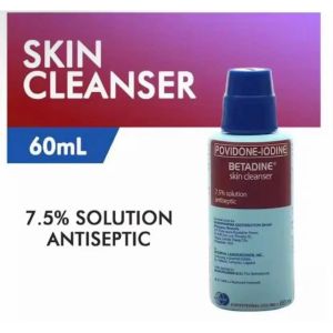BETADINE (Povidone Iodine) 7.5% Antiseptic Skin Cleanser Solution 60mL 120ml...