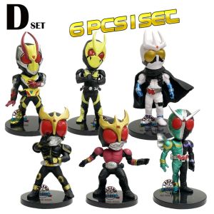 Kamen Rider W Kamen Rider Zero One10cm PVC Mini Action Figure Kamen Rider Kuuga Set Figurines Toy