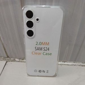 SoftCase Casing Samsung S24 Silikon Bening Transparan TPU
