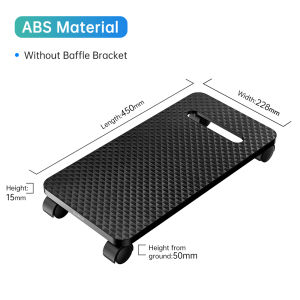 ORICO ABS Computer CPU Stand with Braking Lock Wheels for Computer Cases PC Towers Waterproof CPU Holder Mobile Adjustable Computer Tower Holder