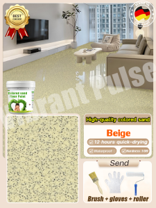 Environmentally friendly edible grade Self Leveling  Epoxy Colored Sand paint  flooring paint  Imitating Marble Texture Waterproof  Anti Slip And Wear-resistant  for Factory/home decoration Household Resin Paint Floor Paint Floor Paint Cement Topcoat