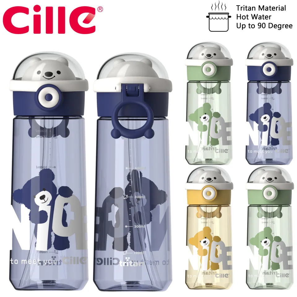 Cille 480ml/620ml Bear Design Cute Leisure Style Leakproof Tritan - Main Image