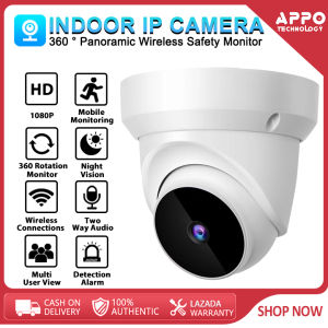 V380 Q1 Indoor Dome PTZ Camera 360° Horizontal Static Rotation Anti-theft Detection 2MP Two-way Audio Motion Detection Night Vision PTZ Control CCTV Camera