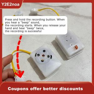 【Y2E2noa】 Voice Box For Stuffed Animal Recordable Sound Module Plush Toy Voice Message Recorder Device Recording Device With Clear Voice