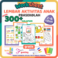 40 Hal Worksheet Anak 2 3 4 5 6 Tahun Aktivitas Menggunting Dan Menempel TK PAUD PRESCHOOL. 