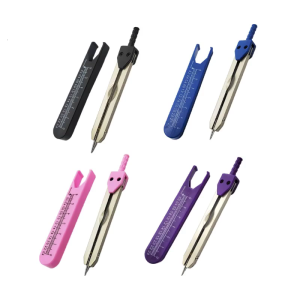 Thước cặp điện tâm đồ màu đen thước cặp chia điện tâm đồ cho điều dưỡng 0 ‑ 2.4in thước đo soạn thảo chia