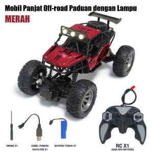 Babycolor Mainan Mobil Remote Control off-Road Climbing 2WD Car RC Rock Dengan Fungsi Semprot 2.4GHz Mainan Mobil Remot Control Mainan Anak Laki