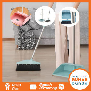 Sapu Pengki Set 2 In 1 Set Pembersih Lantai Broom Set Dustpan Sapu Dan Pengki Set Sapu Lantai Set Pengki Set Sapu Pengki 2 in 1 Set Pembersih Lantai Broom Set Dustpan