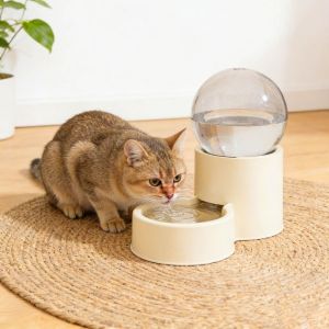 WININ Dung lượng lớn Máy cấp nước cho mèo Chống rò rỉ Tự động Vòi phun nước cho thú cưng Có thể tháo rời Máy cho thú cưng ăn Dành cho chó con mèo con thú cưng