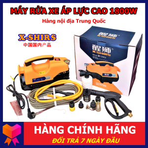 Máy Rửa Xe Nội Địa Trung Quốc X SHIRS - Công Suất 1800W - Bảo Hàng 12 Tháng