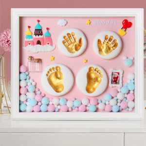 ของขวัญเด็กแรกเกิด ชุดปั้มมือเท้าเด็กแรกเกิด ปั้มเท้าเด็กแรกเกิด ชุดปั๊มมือเท้าเด็ก กรอบรูป