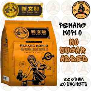 Sin Boon Kee Penang Kopi O Instant Coffee Drink 22 Gram 20 Sachets No Sugar Added