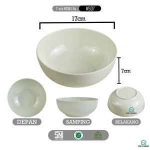 Set Perlengkapan Makan Melamin Asli 100% / Polos Lime /Tahan panas/Anti Pecah