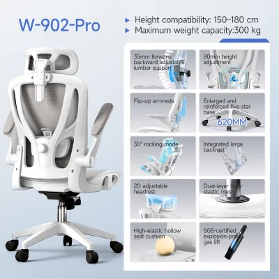 XPANSE W902 Ergonomic Office Chair Computer Study Chair Gaming Chair Light Weight【30 Day Free Trial】